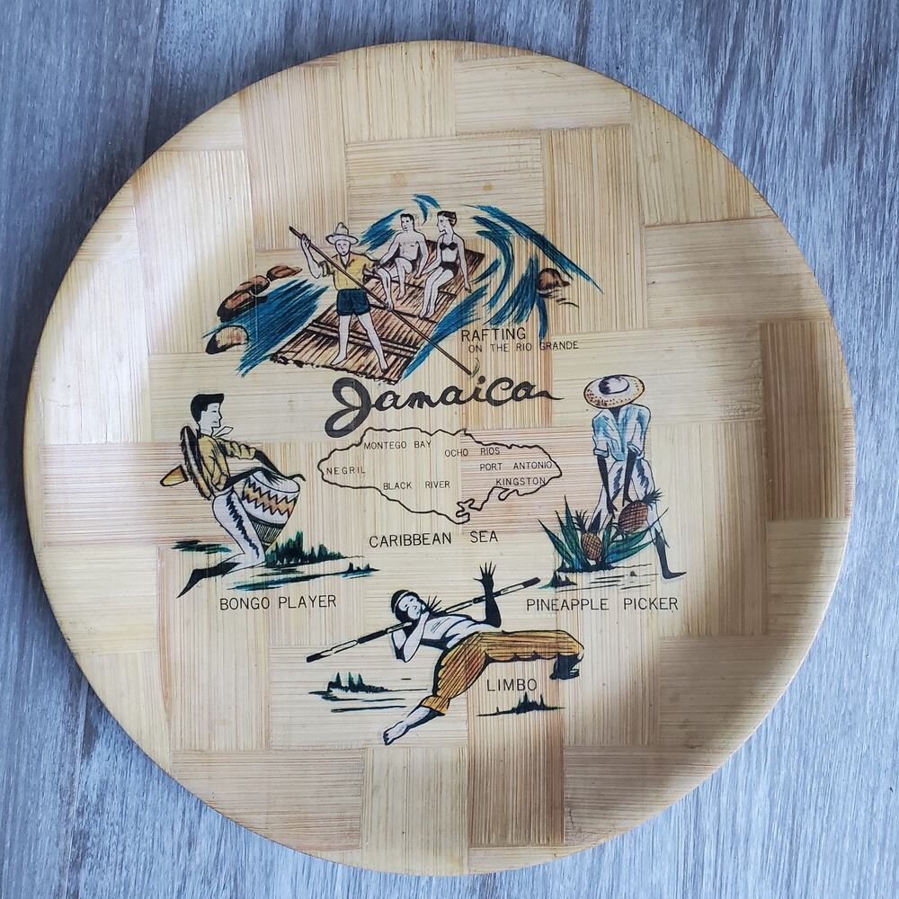 Jamaica Bamboo Plate 11"